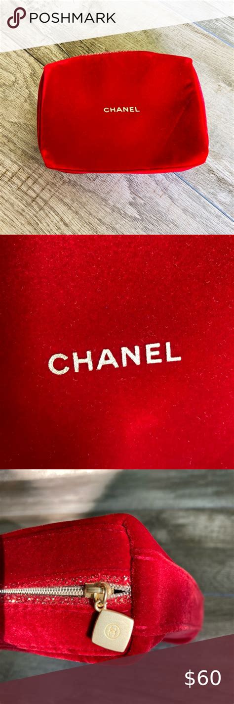 chanel makeup bag velvet|authentic chanel messenger bag.